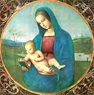Мадонна Конестабиле. 1504. Рафаэль. Эрмитаж, Санкт-Петербург