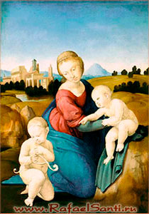 Мадонна Эстерхази. Рафаэль. 1508 г. Будапешт, Музей изобразительных искусств