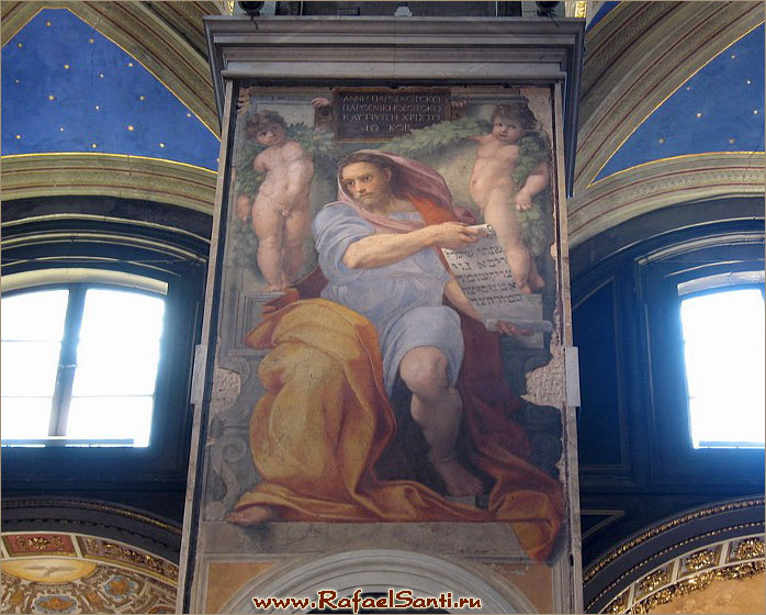 Пророк Исайя. Фреска церкви Сант Агостино. Рафаэль / www.RafaelSanti.ru